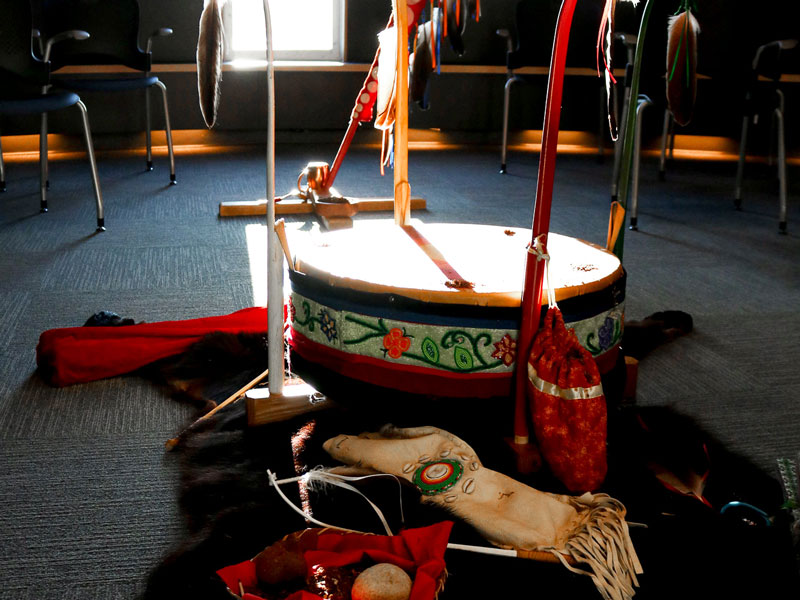 about_mission SGEI's grandfather drum with sunlight hitting it