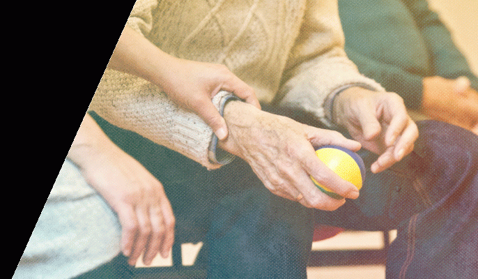 Real-life training exercise in the Personal Support Worker course